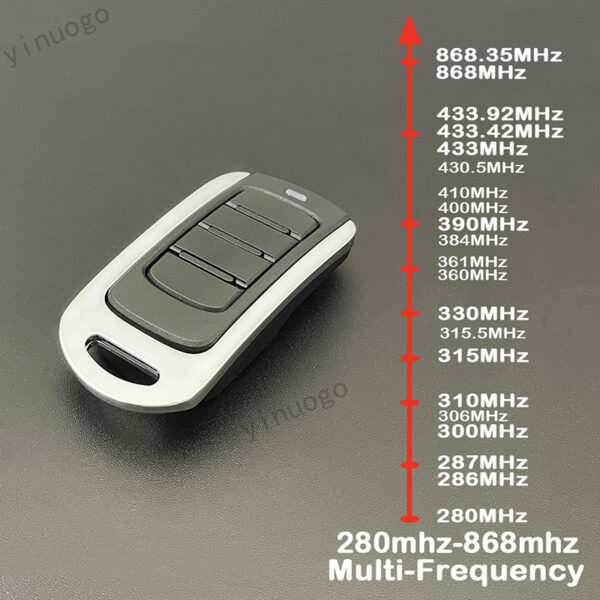MHOUSE-MOOVO-YNG105 Télécommande copieuse multifréquence MHOUSE-MOOVO-YNG105 Télécommande copieuse compatible